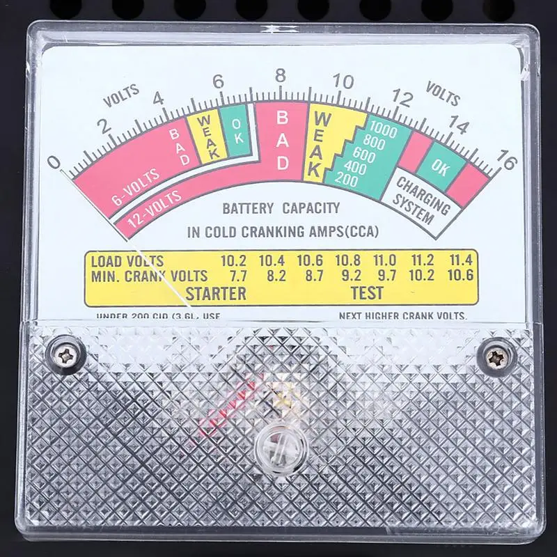 

Mini 12V Car Battery Tester Automotive Battery Load Tester Alternator Cranking Check Analyzer Battery Life Diagnostic Detector