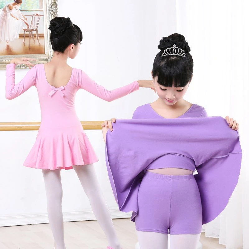 高品質綿別個のショートパンツダンスバレエスーツ子供女の子体操バレエダンスドレス子供ダンスウェア Kids Dancewear Ballet Suitballet Dance Dresses Aliexpress