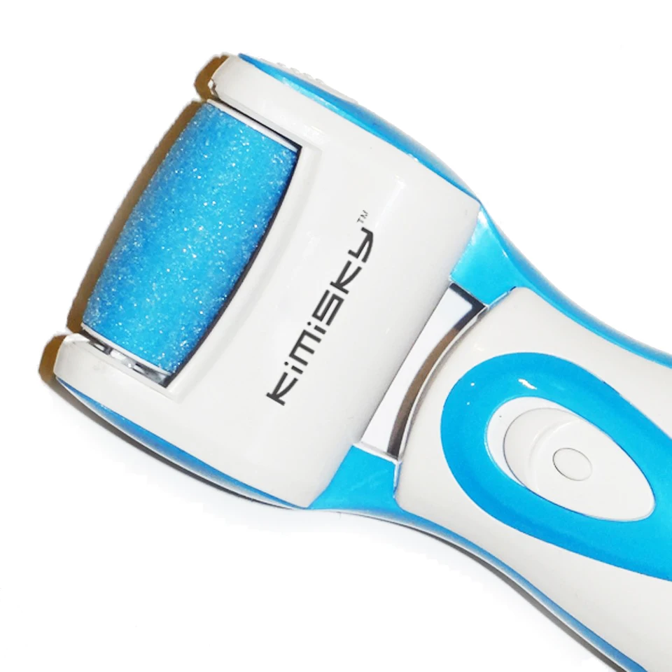 Ferramenta de Cuidados com os Pés Kimisky Azul Recarregável Pedicure Cuidados Pessoais pé Esfoliante Elétrica Ferramentas 6 ps Cabeças Rolo 14 Instrumento cuidados c pés