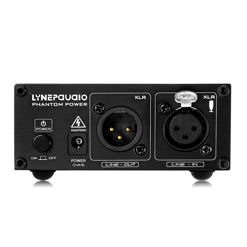 Lynepauaio Capacitance Microphone Phantom Power Supply+48V Xlr Input