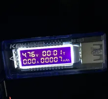 OLED USB detector voltmeter ammeter power capacity tester meter voltage current