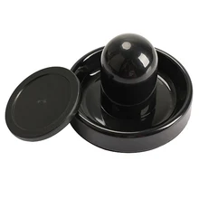 Черный прочный пластиковый войлочный молоток толкача Goalies шайба Семейная Игра развлечения воздушный хоккей настольное оборудование