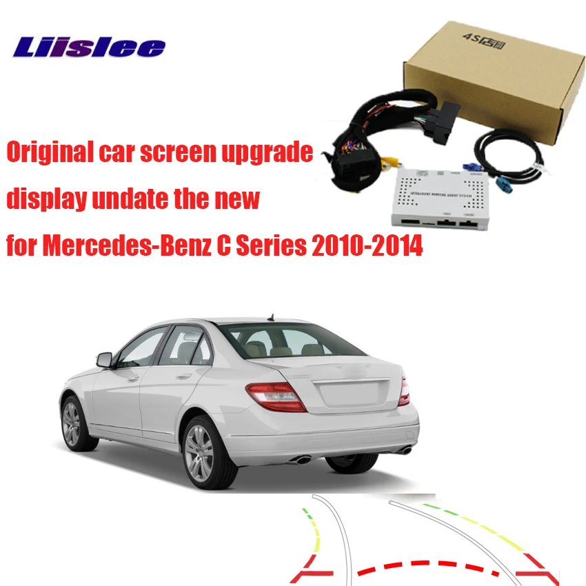 Liislee Интеллектуальный обратный Интерфейс камеры для Mercedes-Benz C серии 2010- с Руководство по парковке