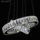 Best Price as low as $191.40 VALLKIN LED Crystal Pendant Lights Lamps Fixtures For Hallway Cafe Stainless Steel Clear K9 Crystal Lighting CE FCC ROHS