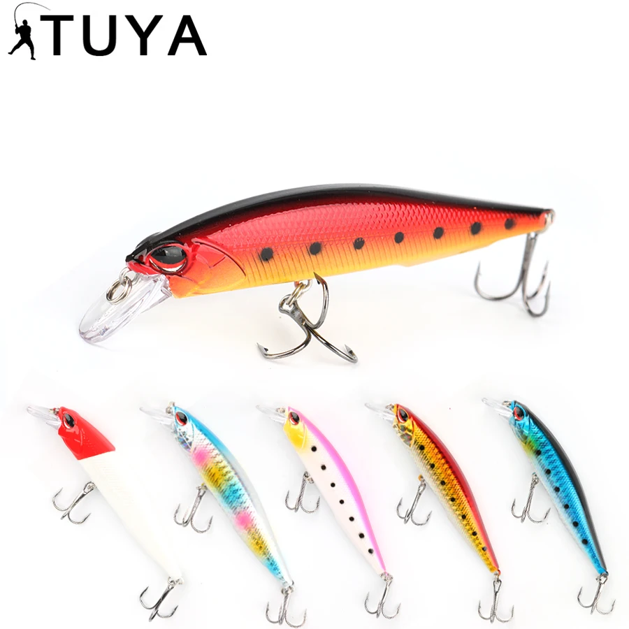 

TUYA 6pcs/set JerkBait Fishing Lure Wobblers Minnow Bionic fish Artificial Bait Rolling Floating jerk bait 11.5cm 14.5g