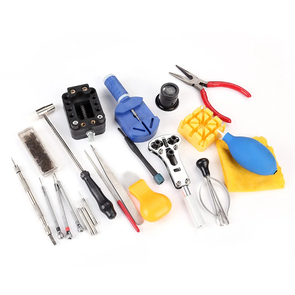 

17/22 Pcs Professional Watch Repair Tools Set for Battery Change Case Opener Band Link HVR88