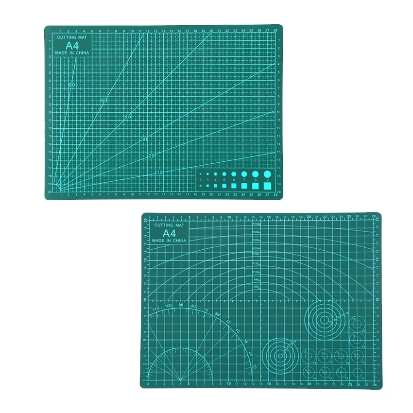 

Green High Quality Design Multipurpose Builders Double-sided PVC Cutting Mat 22x30cm