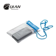 QIAN SAFETY Professional Transparent PVC Waterproof Bag 3 Pieces/Set Multi-functional Water Sports Drift Canoe Swimming Dry Bag