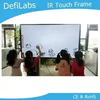 DefiLabs Best price 50 inches overlay touch frame - 10 points for advertising, interactive wall free fast shipping