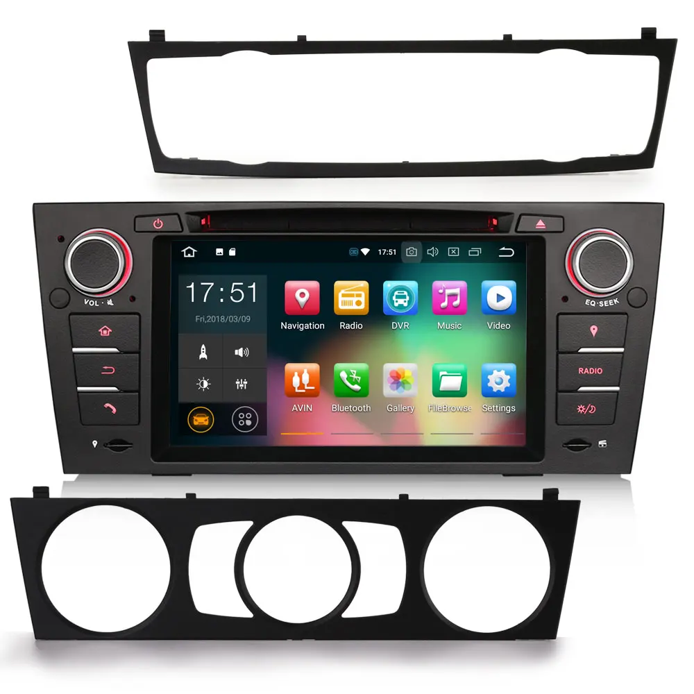 Excellent 7" 4GB RAM 32GB ROM Android 9.0 OS Car DVD Multimedia GPS Radio for BMW E90 2005-2012 & BMW E91 2005-2012 & BMW E92 2006-2013 3
