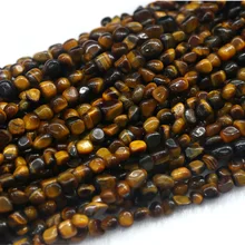 Скидок желтый тигровый глаз камень бисер россыпью различных размеров Форма Бусины 3-12 мм подходят ювелирные изделия 1" 03969
