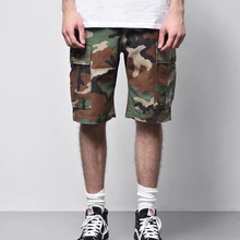Новые стильные короткие армейские военные камуфляжные брюки тренировочные облегающие повседневные спортивные мужские свободные шорты с карманами в стиле хип-хоп свободная одежда