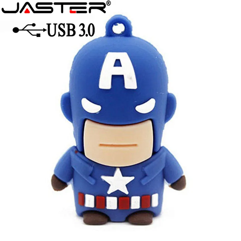 JASTER USB 3.0 Pen Drive 4GB 16GB 32GB 64GB USB Flash Drive Flash Memory PenDrive Cartoon Character superman batman USB Drive JASTER USB 3.0 Pen Drive 4GB 16GB 32GB 64GB USB Flash Drive Flash Memory PenDrive Cartoon Character superman batman USB Drive