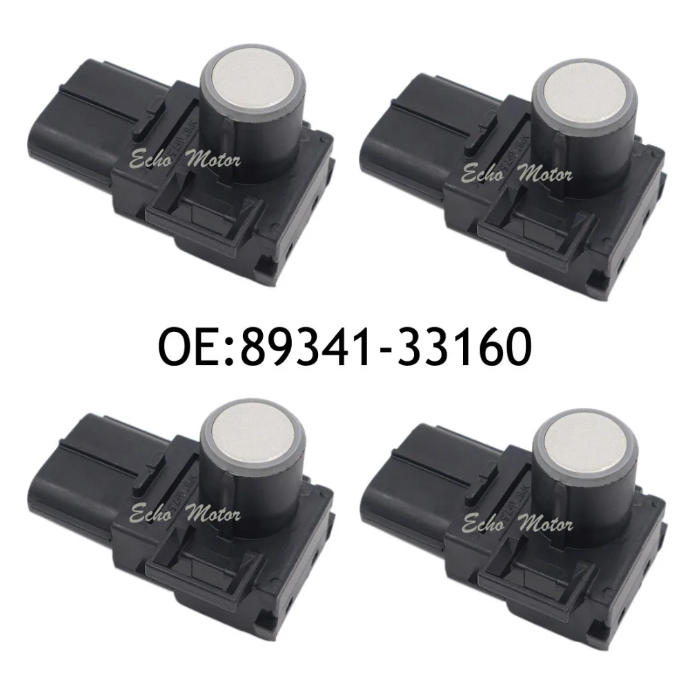 New 4pcs 89341-33160 8934133160 for Toyota Lexus Black Silver White Reversing Sensor Wireless Front And Rear Parking Sensors