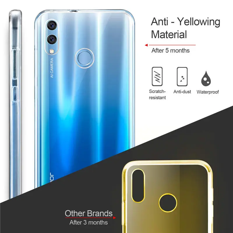 360 Degree Clear Full Protection Soft Case Cover On sFor Huawei P Smart 2019 Front&Back Silicone TPU Phone Capa Coque For Huawei (5)