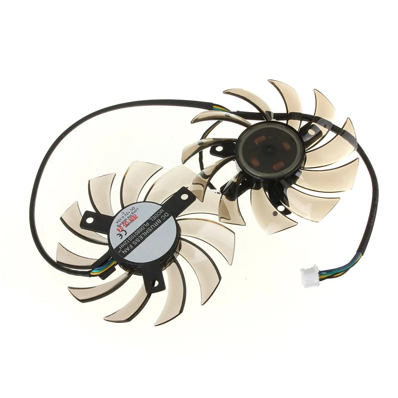

75mm Cooling Fan For MSI GTX 460 580 R6870 R6950 Twin Frozr II Dual Cooler Fan Graphics Video Card PLD08010S12HH