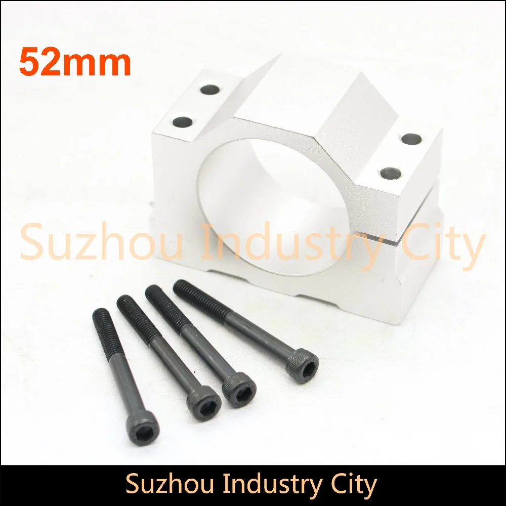 52mm Spindle motor fixture aluminum Clamping Bracket 52mm aluminium amount bracket For CNC Woodworking spindle motor!