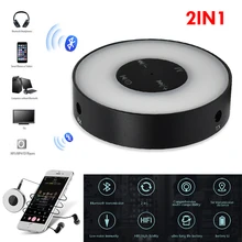 2 в 1 Bluetooth адаптер приемник передатчик светодиодный свет дыхания 2,4 ГГц 3,5 мм AUX Bluetooth приемник