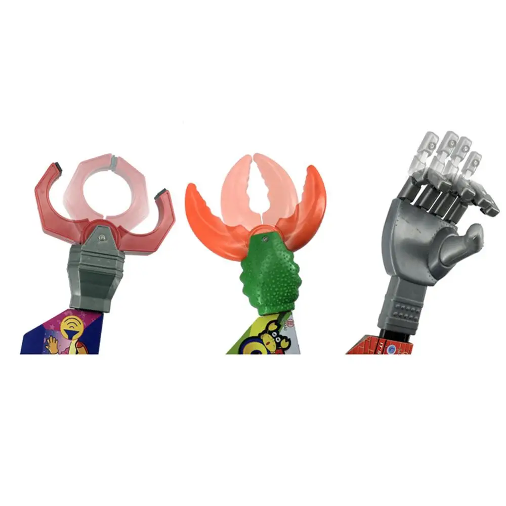 Creative Crab Robot Claw Hand Grabber Kids Entainment Toy Party Favors Gift Hand Wrist Strengthen DIY Robot Grab Toy Kid Action