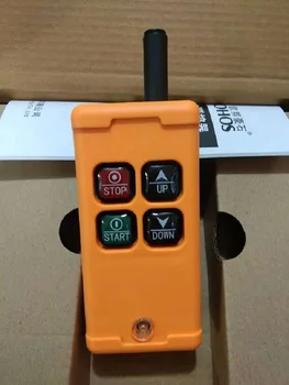 

OBOHOS HS-4 220V 4 Channels 1 Speed Control Hoist industrial wireless Crane Radio Remote Control System