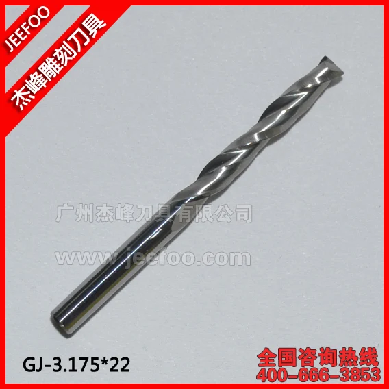 

3.175*22mm Jeefoo CNC Router Bits/ Cutting Tool Bits/ Carving Tools/ CNC Router Bits For Engraver