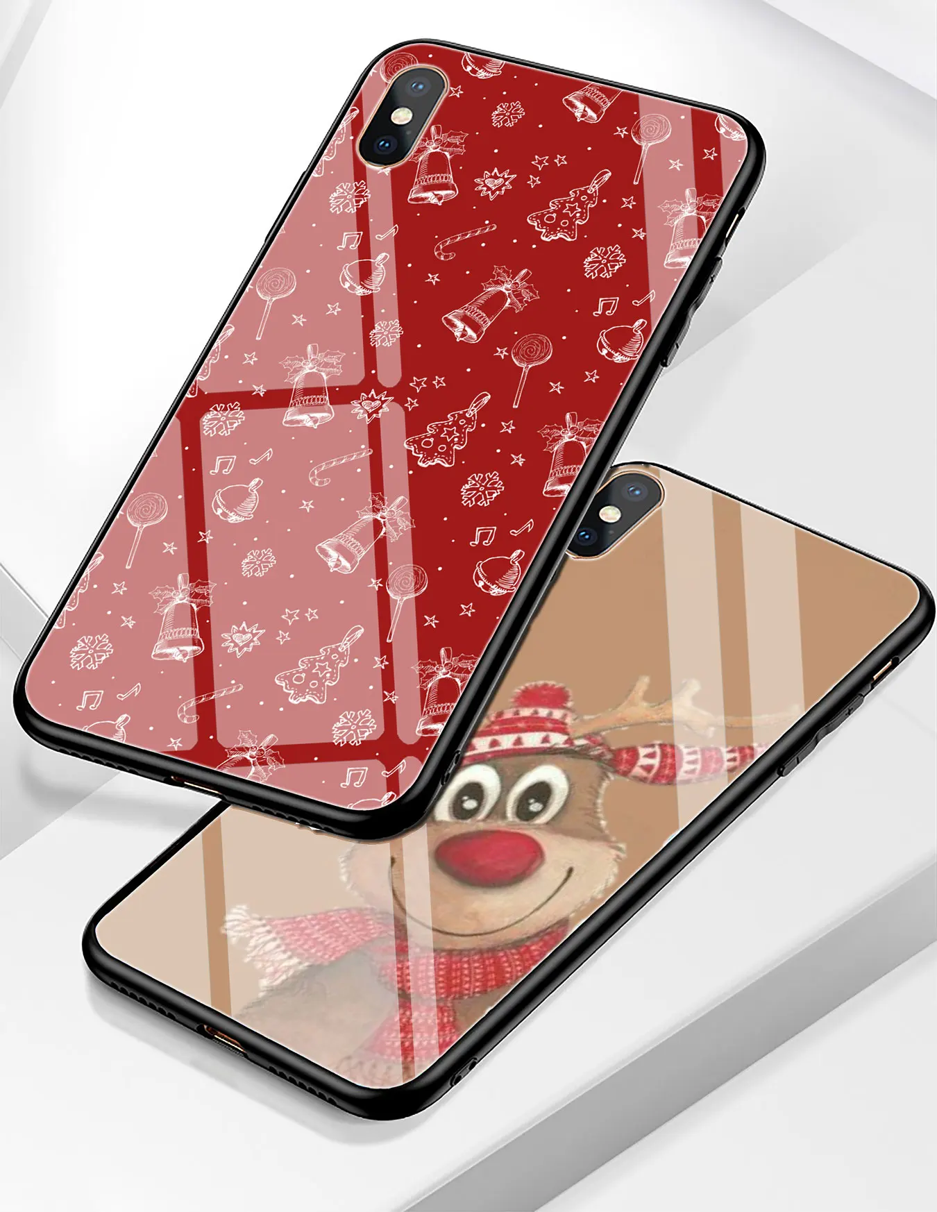Чехол Lavaza с Новым Рождеством, закаленное стекло для телефона, чехол для Apple iPhone XR X XS Max 8 7 6 6S Plus 5 5S SE 10, чехол s