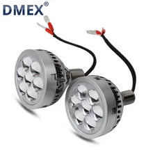 DMEX 3,0 дюйма 21 Вт 5500 к белый Светодиодный прожектор дальнего света с дьявольскими огнями для автомобиля H4 H7 9005/HB3 9006/HB4