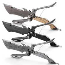 Outdoor multi-function EDC tools, camping portable scissors travel survival self-defense multi-purpose deformation scissors Outdoor multi-function EDC tools, camping portable scissors travel survival self-defense multi-purpose deformation scissors