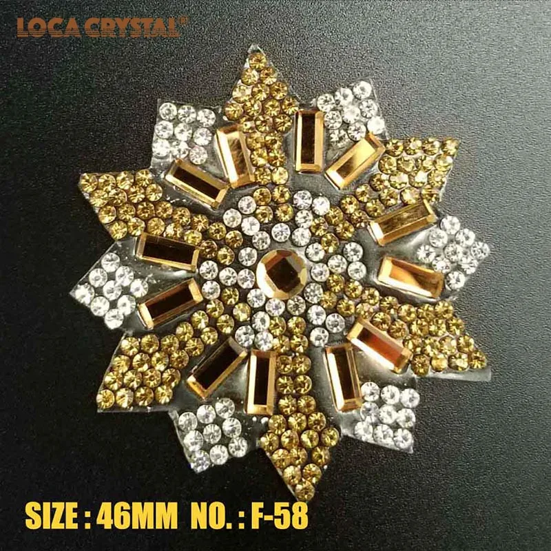 

Hotfix Glass Chaton Rhinestone Applique Mobile Phone Decoration Crystal Patch LOCACRYSTAL