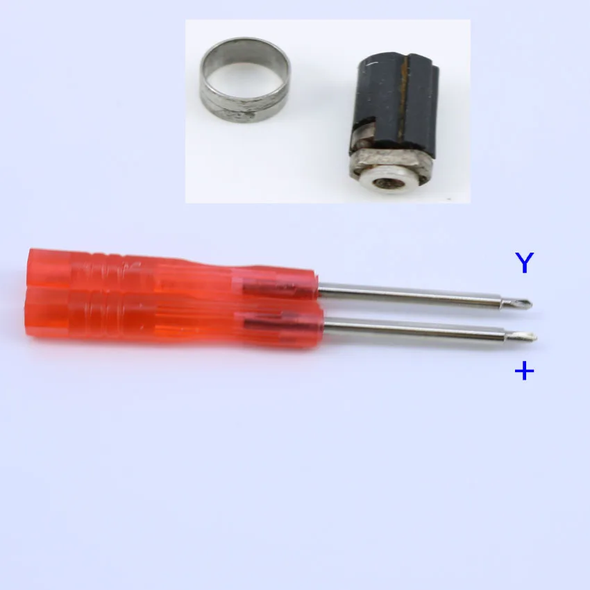 

YuXi Hinge Axle Shell Repair Parts for Nintendo DS Lite NDSL W/ Screwdriver & Hoops
