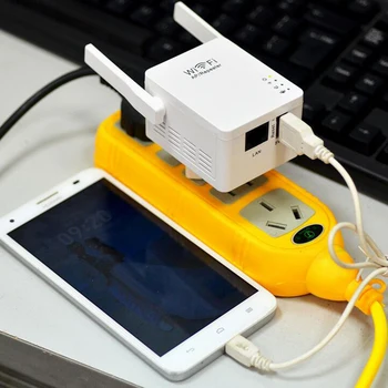 

NOYOKERE New Wireless Wifi Repeater Network Router Expander Wifi Antenna Router Signal Amplifier Repeater