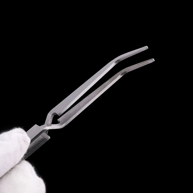 Профессиональный зажим из нержавеющей стали для ногтей пинцет маникюрные щипцы УФ гель формирующий Пинцет Инструменты MSI-19