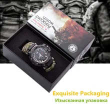 Relógio de sobrevivência ao ar livre multifuncional à prova dwaterproof água militar tático paracord pulseira acampamento caminhadas engrenagem emergência edc