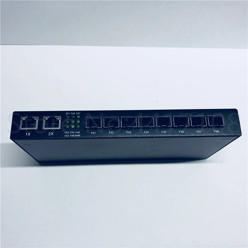 8SFP& 2UTP Gigabit Ethernet-коммутатор Ethernet волоконно-оптический преобразователь 8* для программирования в производственных условиях и 2* RJ45 Порты и разъёмы 10/100/1000M& 8* Порты и разъёмы 1,25G SFP