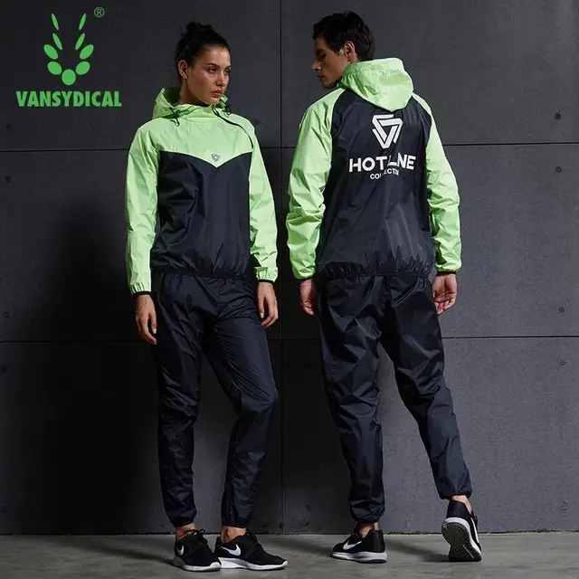 Hot Sweat Fitness Sport Suit Long Sleeve Hoodies+Pants 2PCS Gym