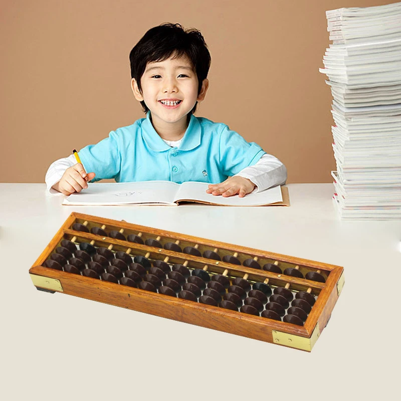 

Wooden Frame Classic Ancient Calculator Abacus Soroban Plastics Bead Toy Develop Kid's Mathematics Abacus Intelligence