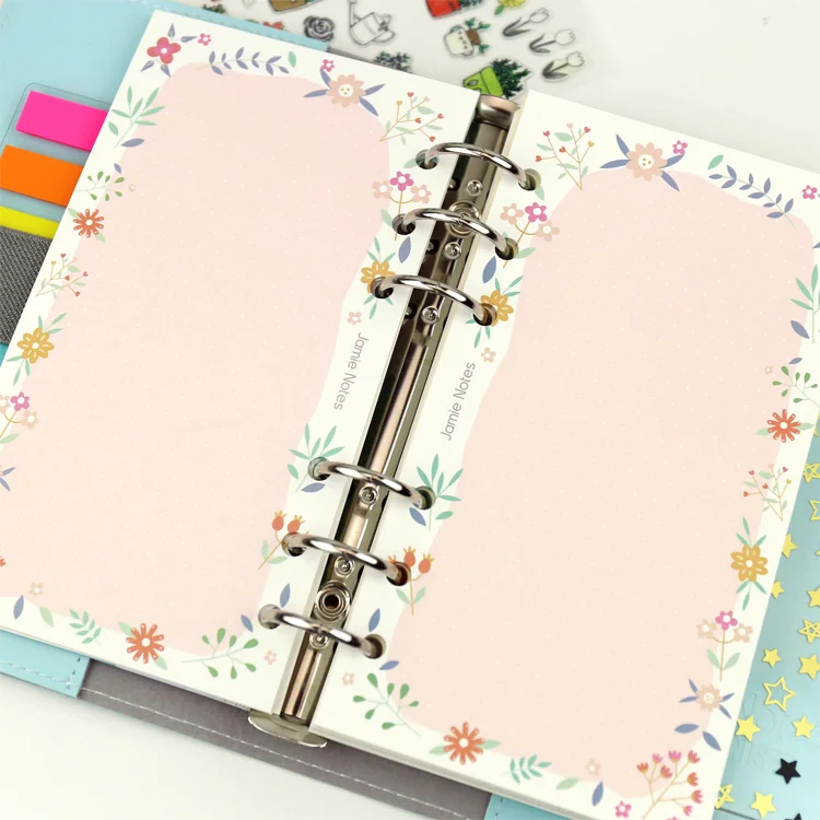 Оригинальные спиральные блокноты Jamie Note заполняющие бумаги для блокнота dokibook