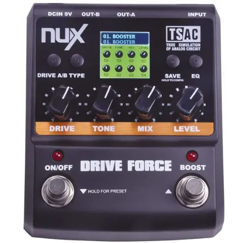 ANYSUN @ NUX Drive Force Modeling Stomp Simulator гитарный эффект педали 10 моделей Stompbox | Электроника