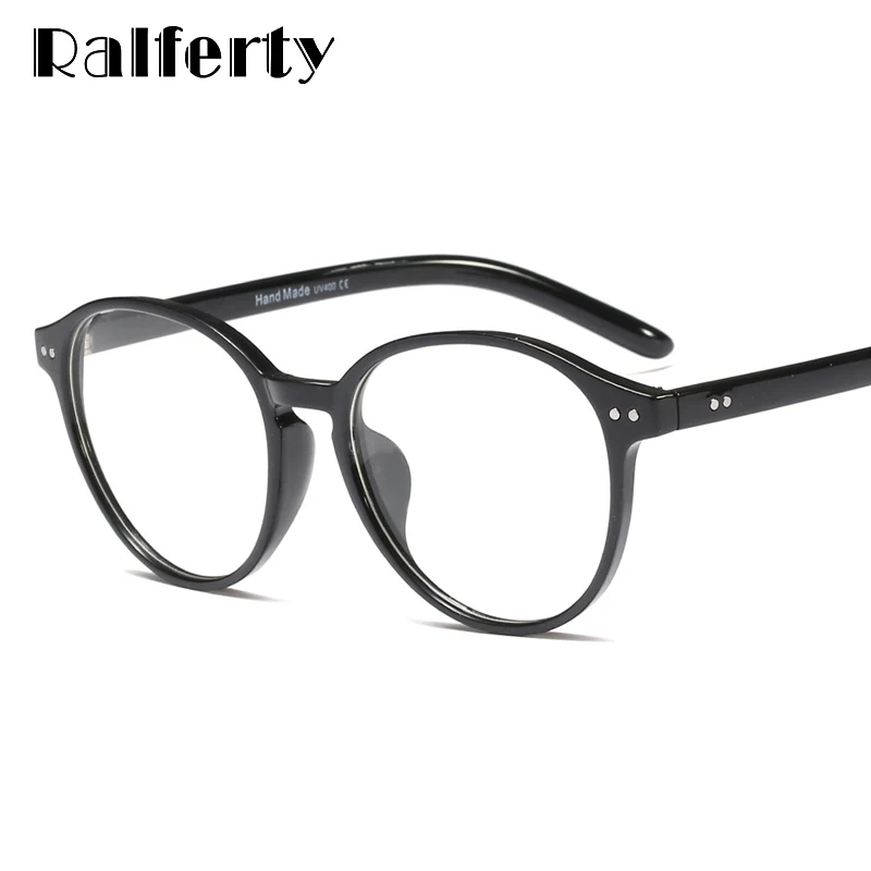 

Ralferty Round Glasses Women Transparent Glasses Frame Myopia Optical Eyeglasses Frames Vintage Eyewear oculos de grau F95506