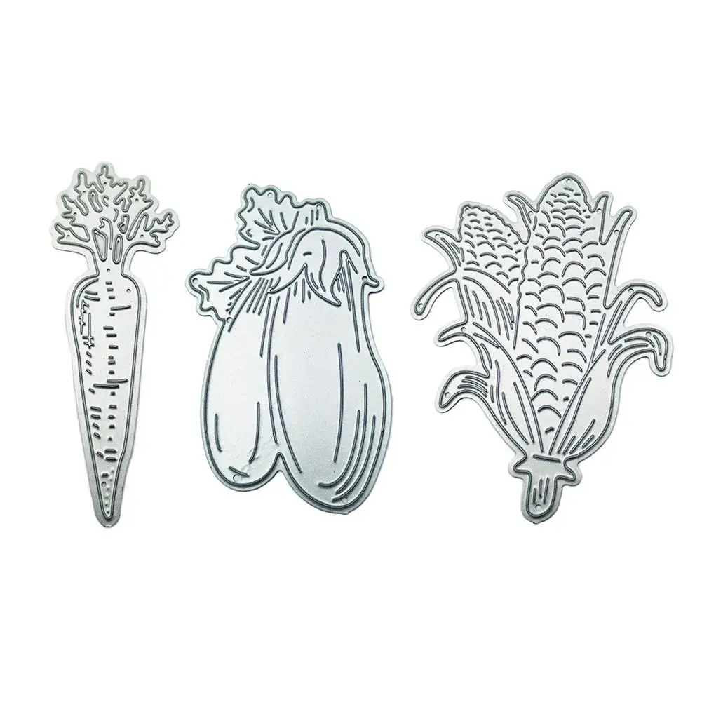 

Cutting Dies Thanksgiving Corn Carrot Eggplant Metal Cutting Dies Card Making Decorative Embossing DIY Dies Scrapbooking