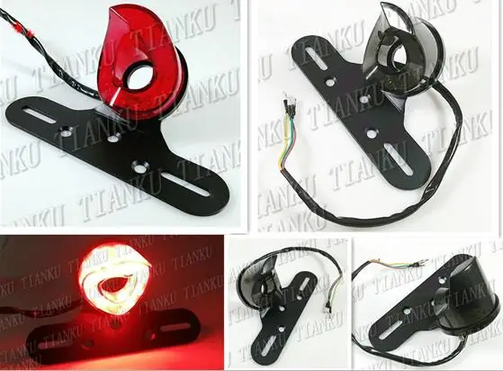 Мотоцикл LED кронштейн для задней фары Yamaha VStar 400 650 1100 1300 Virago Xv 250 535 750 Road Star Custom Chopper