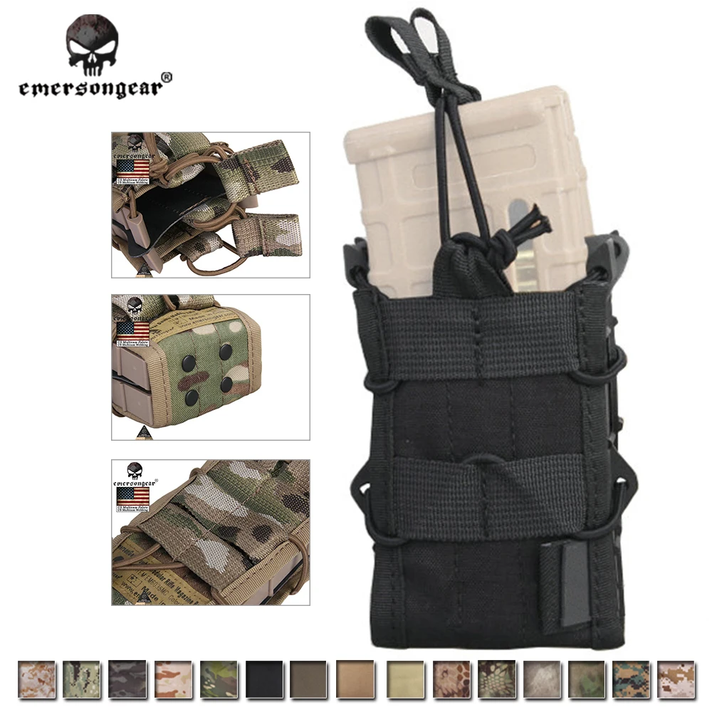 

Emersongear Double Magazine Pouch Modular Rifle Emerson Tactical Utility Gear Molle Mag EM6035 Multicam Coyote Mandrake