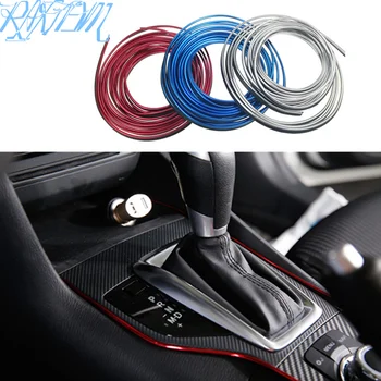 

5m Car Interior Mouldings Trim Decorative Strip Line for Skoda Octavia A2 A5 A7 Fabia Rapid Superb Yeti Roomster