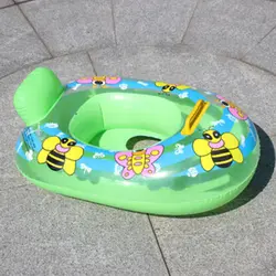 Надувной круг для купания ребенка кольцо поплавок круг двойное сидение летний детский бассейн для купания полое плавать кольцо мультфильм