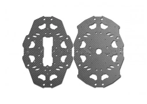 

Multi Rotor Helicopter parts Tarot T15 T18 3K pure carbon main cover board set TL15T07