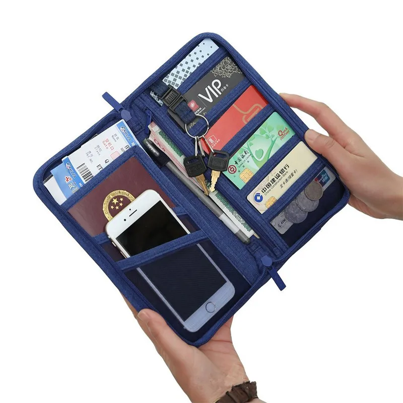 Дорожные обложки для паспорта сумка кошелек путешествий USB кабель зарядки