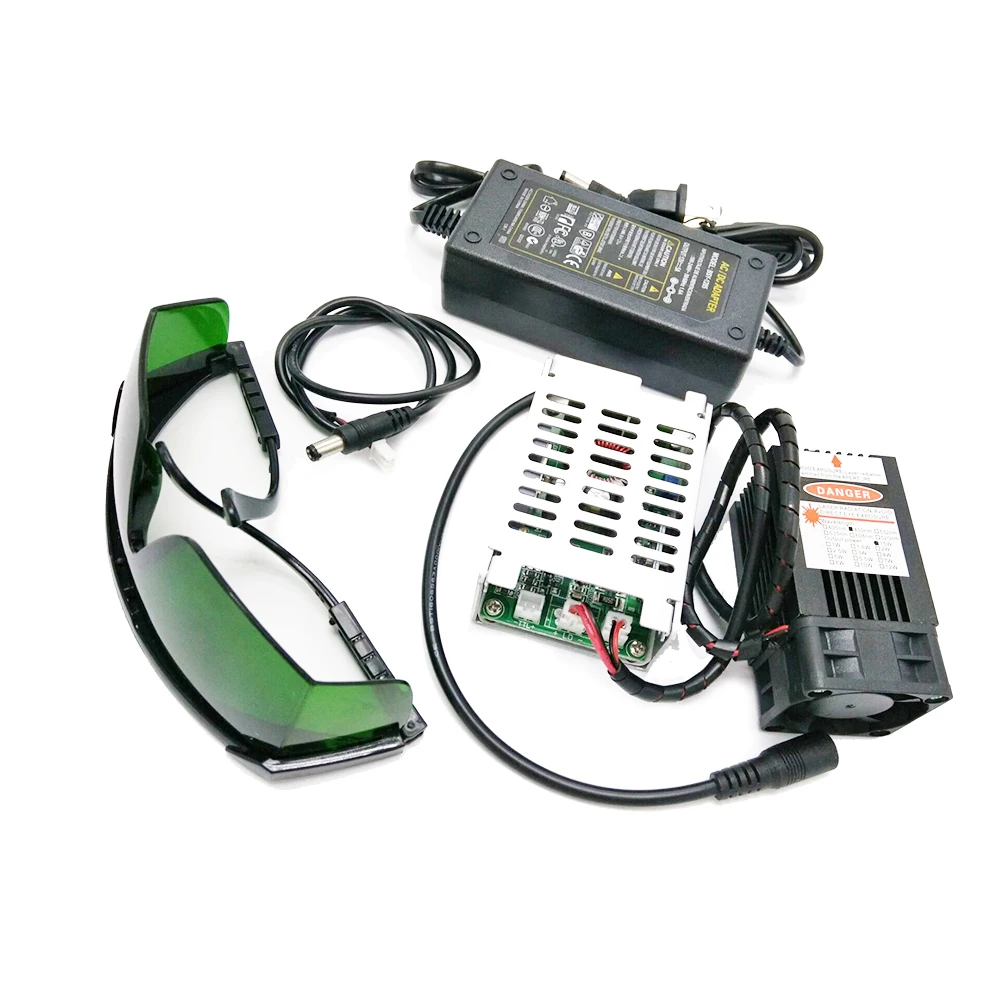 

15W 450nm Focusing Laser Module Laser Engraving And Cutting TTL Module Laser Head