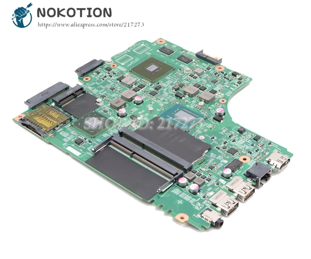 NOKOTION для Dell Inspiron 15R 3421 Материнская плата ноутбука SR0XL I5-3337U Процессор DDR3 GT625M графика CN-055NJX 055NJX 55NJX основная плата