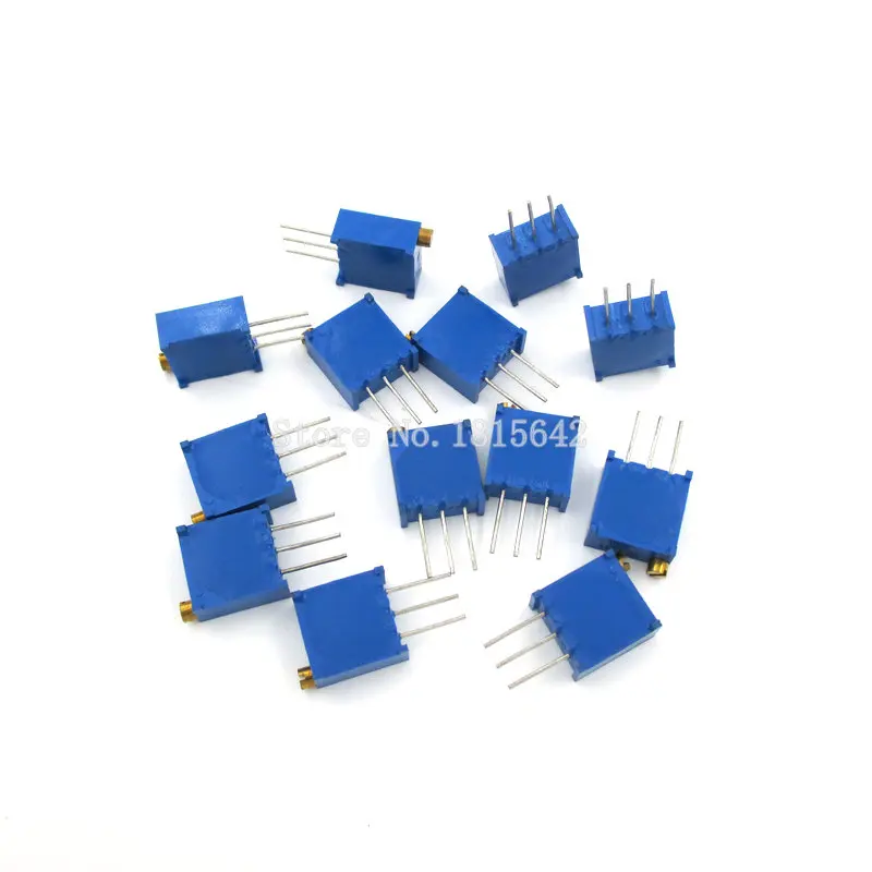 10PCS 3296W 2M ohm 205 Trimming Potentiometer High Precision 3296 Variable Resistors Wholesale Electronic | Электронные