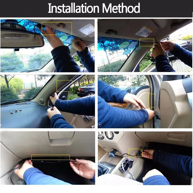 Автомобильный видеорегистратор Full HD 1080P камера для вождения Dashcam с циклической